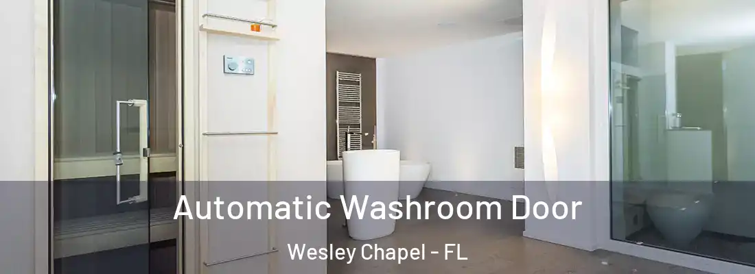  Automatic Washroom Door Wesley Chapel - FL