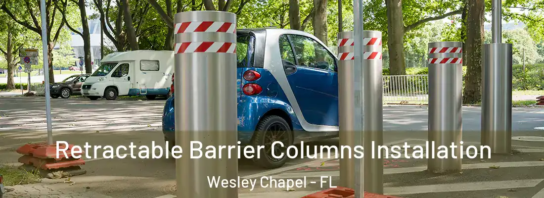 Retractable Barrier Columns Installation Wesley Chapel - FL